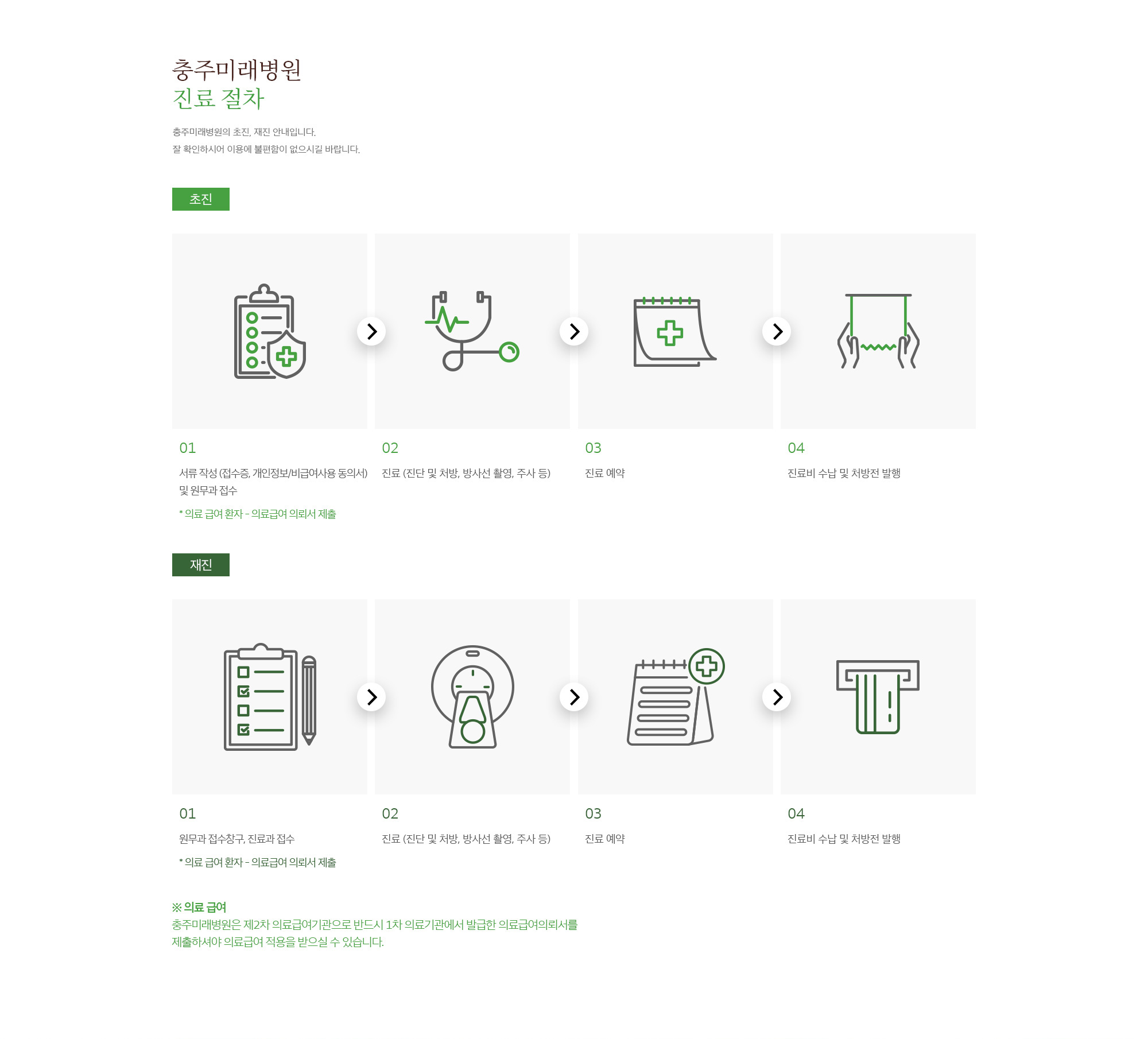 외래진료안내